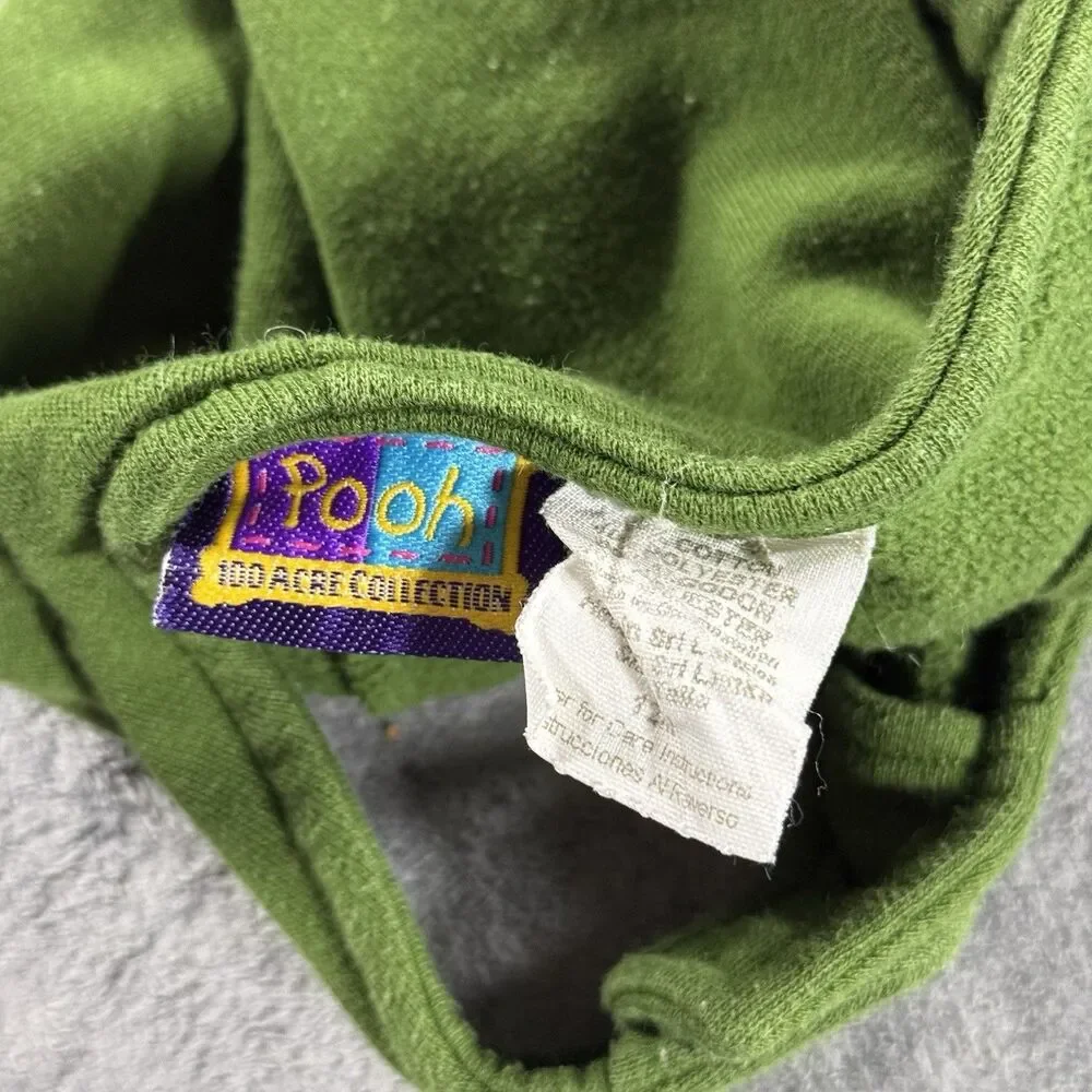 VTG 90s Y2K Disney Winnie the Pooh Honey Turtleneck Overall Romper 100 Acre Wood